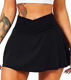 TZLDN - Gonna da tennis, gonna sportiva da donna con pantaloncini, gonna da tennis, gonna estiva,...
