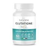 Bandini® L-Glutatione 250 mg per capsula - Glutatione ridotto e bioattivo - 60 Capsule -...