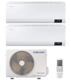 F-AR09LZN/18DUAL Serie Luzon - Climatizzatore Dual Split 9000 + 9000 Btu, Inverter, Gas R32