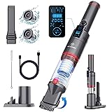 VICSONIC LED Aspirabriciole Senza Fili 13KPa Aspirapolvere Portatile Disponibile per 20 Minuti, con...