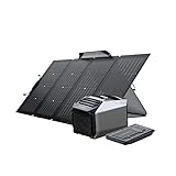ECOFLOW Condizionatore d'aria mobile Wave 2 con batteria aggiuntiva da 1159 Wh e 220W pannello...