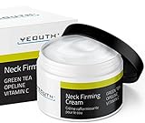 Crema Rassodante Collo e Décolleté con Vitamina C, Crema per Combattere le Rughe e gli...