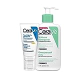 CeraVe Kit Skincare Pelle Mista, Schiuma Detergente Seboregolatrice, Per Viso e Corpo, Con 3...