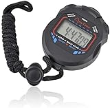 CRONOMETRO DIGITALE CHRONOMETER CORSA SPORT PALESTRA OROLOGIO RILEVA TEMPO TEMPI