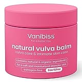 Vanibiss Crema balsamo vulva naturale e biologico, idratante vulva, cura intima della pelle,...