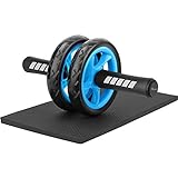 RYACO Trainer Addominali AB Wheel, AB Roller, AB Ruota per Addominali, Attrezzo per Il Fitness con...