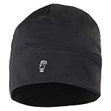 ALPIDEX Berretto Corsa Calcio Sportivo Bici Cappello Running Donna Uomo Skull cap, Colore:Black