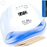 Lampada LED Unghie UV Professionale (2023) con 5 Timer da 48W / 54W. Forno ideale per il Manicure e...