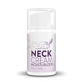 Crema Rassodante Airless Pump per il Collo di Eva Naturals (50 ml) - Lozione Rassodante per Collo,...