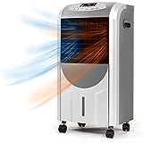 GYMAX Condizionatore Portatile 5 in 1, Riscaldamento, Raffreddamento, Purificatore d'Aria,...