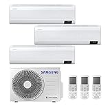 Climatizzatore 9+9+12 Btu, Trial Split, Inverter, Pompa di Calore, Gas R32 - Samsung Windfree Avant