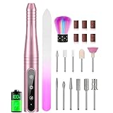 Fresa per Unghie Kit Professionale per,Trapano Elettrico per unghie tipo USB, Velocità...