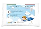 FILATI PREZIOSI Cuscino Lettino Bambino 40x60 Cm 1 2 3 4 Anni 100% Cotone Certificato OEKO-TEX...