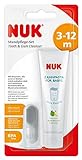 NUK 10256396 - Set per l'igiene orale dei bambini, composto da dentifricio all'aroma di mela-banana...