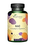 NAC N-Acetil-Cisteina 600 mg Vegavero® | 100% NATURALE da Mais | Precursore del Glutatione | SENZA...