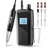 WEIYI Fresa per Unghie Portatile Ricaricabile, Lima per Unghie Elettrica Professionale 30000 RPM con...