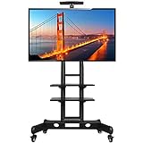 Yaheetech Supporto/Carrello TV Pavimento per Schermi LCD/LED/PLASMA 32-75 Pollici con Ruote Portata...