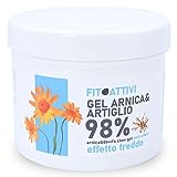 Arnica Gel Forte 550 ml, Arnica per Cavalli Uso Umano Effetto Freddo 98% con Artiglio del Diavolo...