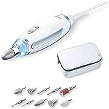 Beurer MP 62 Fresa elettrica Per Unghie da 5400 giri/min, inclusi 10 Accessori Per Manicure E...