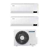 Climatizzatore Condizionatore Samsung Cebu Wi-Fi dual split 9+12 9000+12000 btu inverter A+++ in R32...