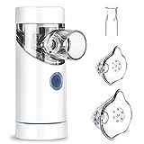Aerosol Portatile per Bambini Adulti, Aerosol Ultrasuoni Silenzioso, Inalatore Nebulizzatore con...