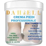Crema piedi secchi e screpolati per rimozione calli e duroni ragadi professionale con urea extra...
