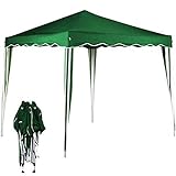 Bakaji Gazebo 3x3 Mt Pieghevole Impermeabile Richiudibile 3 x 3 Tendone Giardino, Telo Impermeabile,...