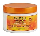 Cantu, burro di karité per capelli naturali, crema al cocco per capelli ricci, 340 g