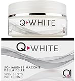 Q1 Q-White Gel Crema Schiarente Viso e Corpo | per Rimozione delle Macchie più Comuni | Siero e...