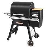 Barbecue a pellet Timberline 850 con griglie regolabili in acciaio inox per...