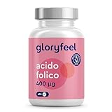 Acido Folico 400 Compresse, Acido Folico 400mg Integratore Donna per Gravidanza, Vitamine...