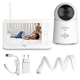 HÜH! Baby Monitor Video e Audio Per Culla Neonato, Babyphone Lettino Bambino E Altalena,...