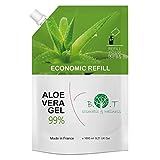 Gel Aloe Vera Puro Biologico 1000ml Dopo sole After sun Corpo Viso Intimo Gel Capelli Naturale Acne...