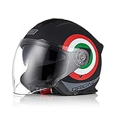 ORIGINE Casco Jet Moto 3/4 Aperto con Doppia Visiera Adatto per Scooter Omologato ECE (Italy 2.0...