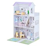 La casa delle bambole giganti di Olivia Little World con accessori da 16 bambole, casa delle bambole...