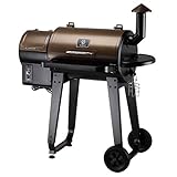 Canadian BBQ Z Grills Smoker Beaver - Barbecue a pellet resistente alle intemperie, con copertura...