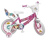 TOIMSA - Bicicletta da Bambina, 14' (dai 4 ai 7 Anni), Motivo: Principesse Disney