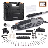 mini Strumento elettrico girevole multifunzione 200 W, controllo preciso con schermo LCD, a...