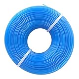 Akuoly 100m Filo per Tagliabordi Decespugliatori Strimmer Linee Tagliaerba 1,6 mm in Nylon Blu