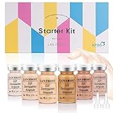 BB Facial Glow Siero Starter Kit Acido Ialuronico Essenza Fondotinta Skin Care Kit 8ml 6pcs,...