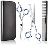 7 Pack/Set Forbici Parrucchiere Professionali，Aweskmod Forbici Capelli Professionali Forbici per...