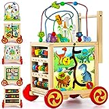 Girello Bambino Giochi Bambini 1 Anno 2 3 Anni Primi Passi Passeggino Per Bambini 7 in 1 Cubo...