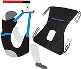 Imbracatura toilette Attrezzatura medica dell'elevatore paziente sollevatore Bariatric Cinghia...
