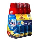 Finish Powergel Detersivo Lavastoviglie al Limone, Gel Lavastoviglie, 120 Lavaggi, 4 confezioni da...