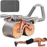 TAECOOOL AB Wheel Roller, rullo addominale con ginocchiere, attrezzo per addominali, per la casa, la...