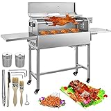 VEVOR BBQ Griglia a Carbone 25W Griglia per Barbecue a Carbone Pesante Acciaio inossidabile...