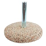 HOMEGARDEN Base per ombrellone in Cemento Foro da 50mm 35kg