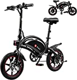 DYU Bicicletta Elettrica Pieghevole,14 pollici Portatile E-bike,Smart Bici Elettrica con Pedalata...