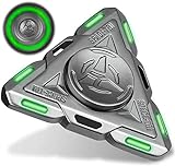 Tri Fidget Spinner Space UFO, Glow in The Dark Spinning Toys Sensory Gadget Finger Hand Spinner...