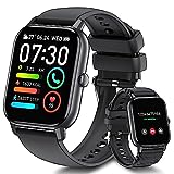 Smartwatch Uomo Donna, 1.85' Orologio Smartwatch Chiamate, Smart Watch con Cardiofrequenzimetro,...